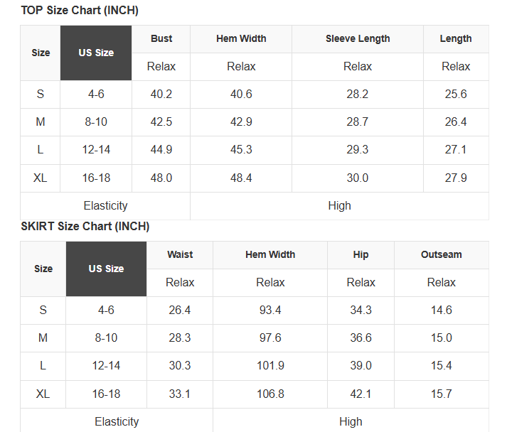 Corded Top and Ruffle Mini Skirt Set