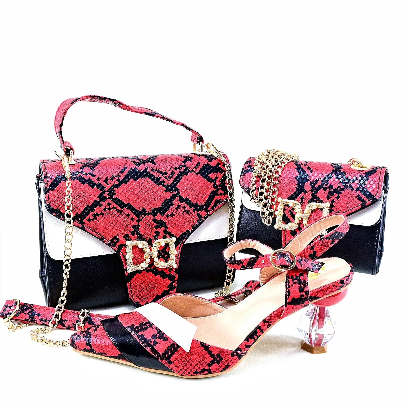Nwe Shoes And Bag Matching Set HRT1-37