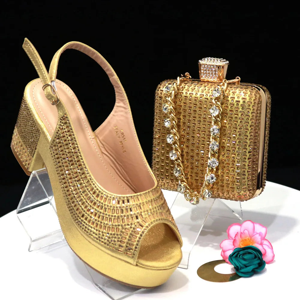 FASHION Women Shoes and Bags To Match Set HAS1-2