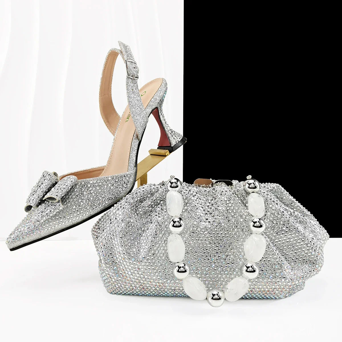 High Quality Style Ladies Shoes And Bags Set HC1-1