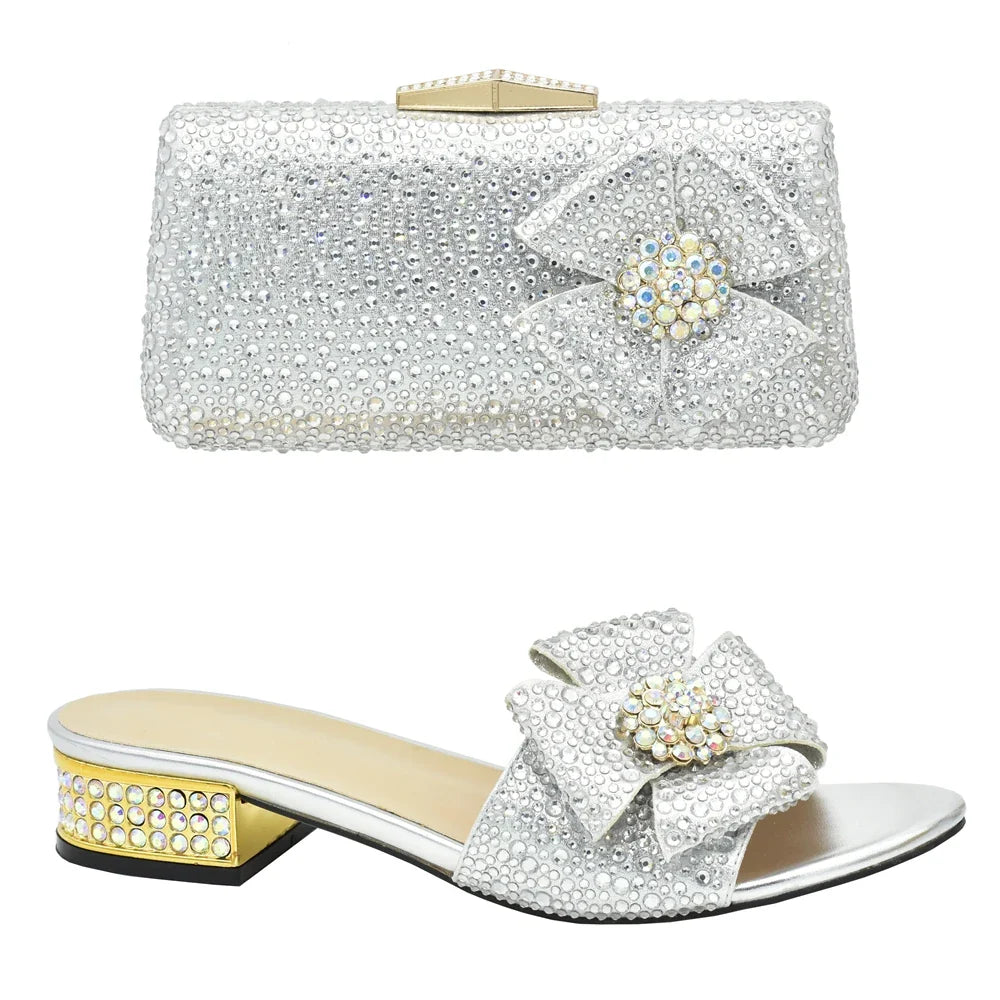 Italian Style Sandals And Bag Sets HQS1-10