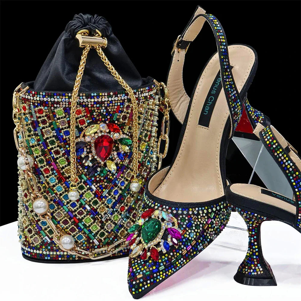 Italian Shoes and Bags Matching Set for Women INS New
