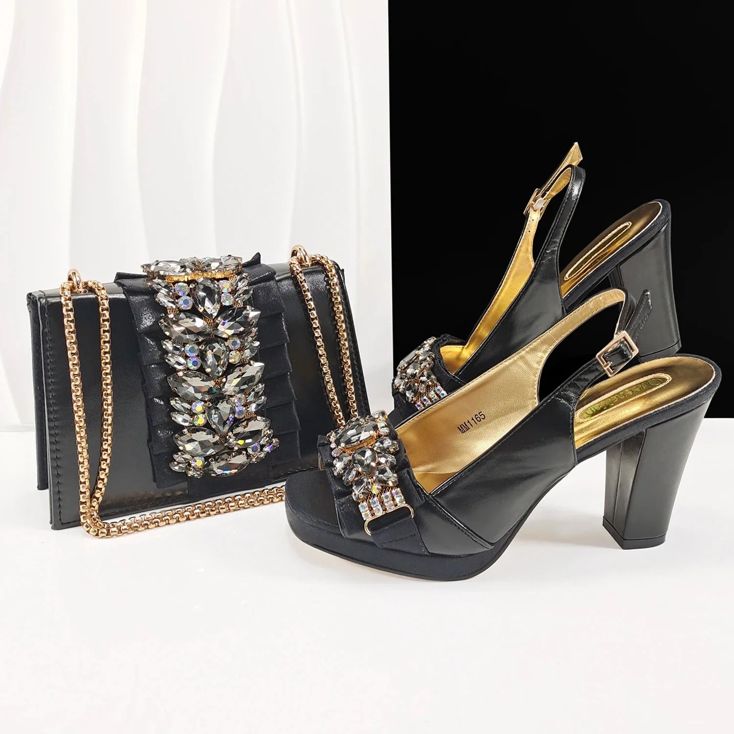 Lastest Italian Shoes with Matching Bag Set HFG1-2