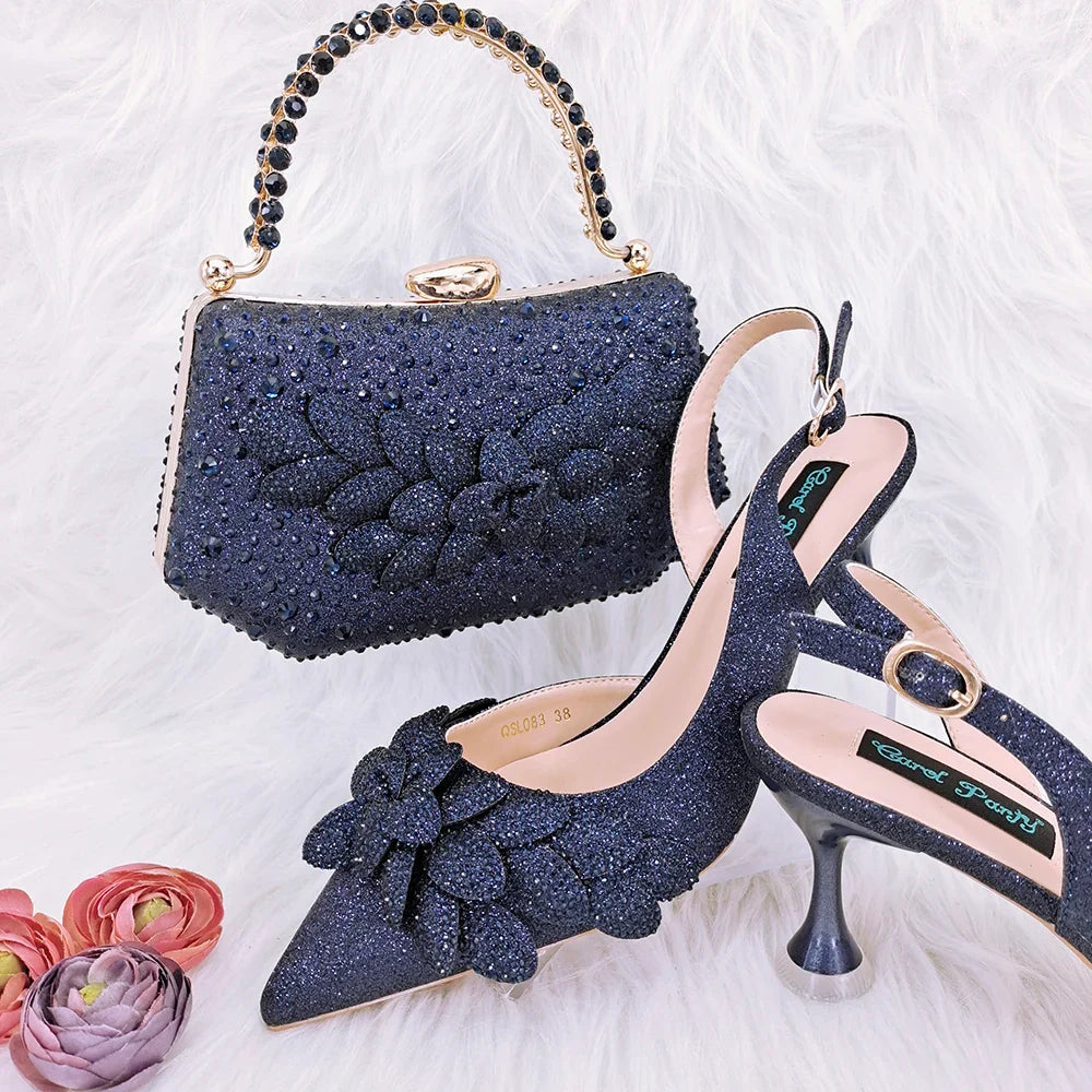 High Quality Ladies Shoes And Bags Set HFG1-8