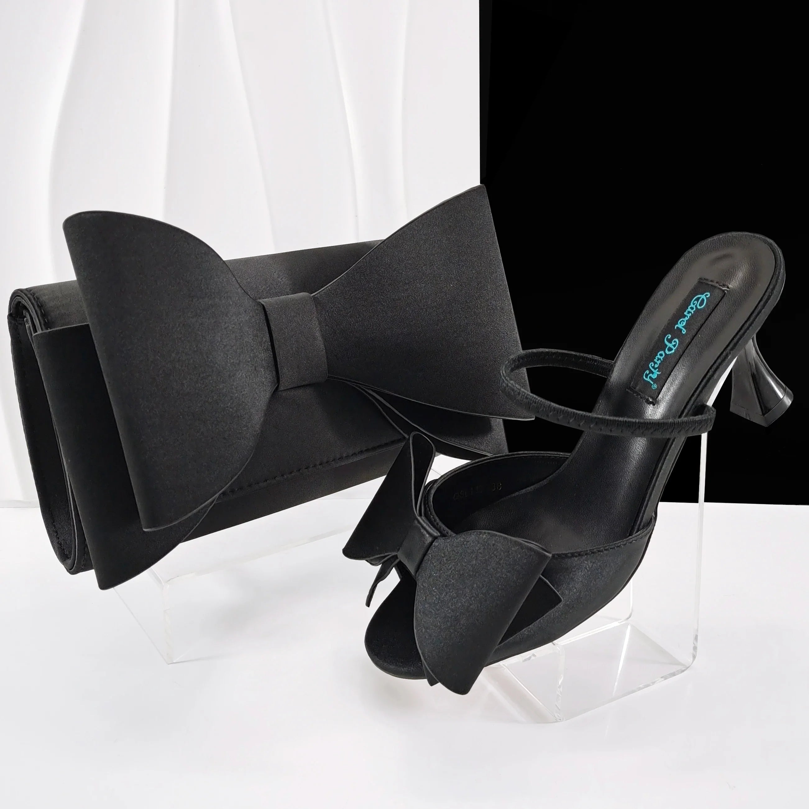 Lastest Italian Style Ladies Shoes with Matching Bag Set HVB1-1