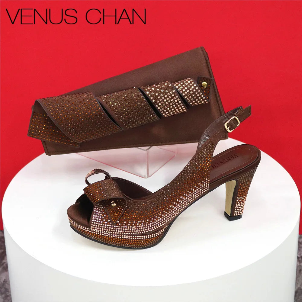 Pattern Popularity Noble Women's Shoes And Bag Set