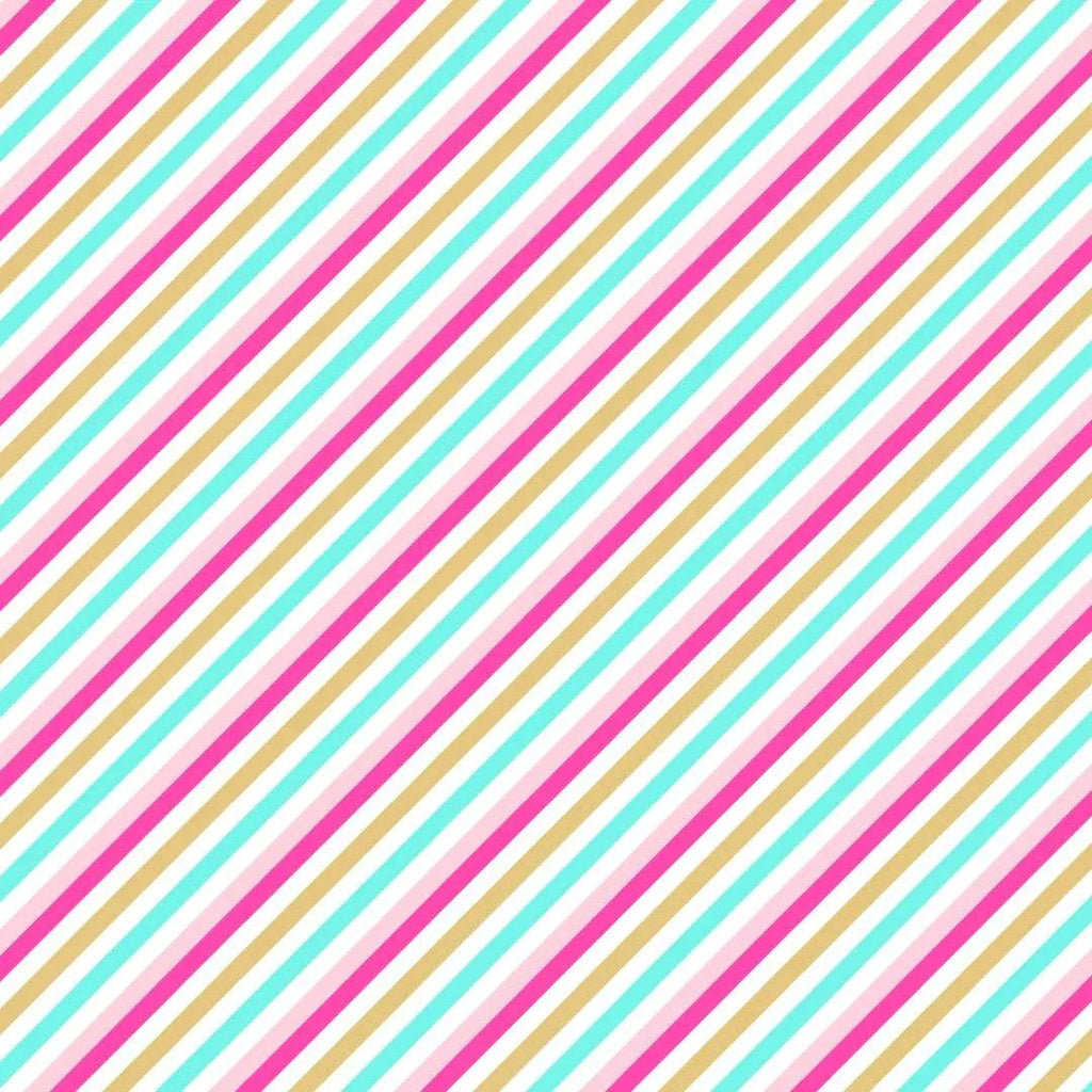 Minky Blanket - Summer Stripe