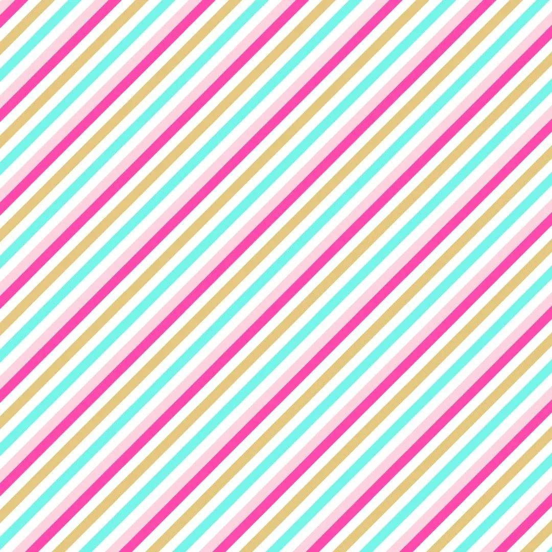 Minky Blanket - Summer Stripe