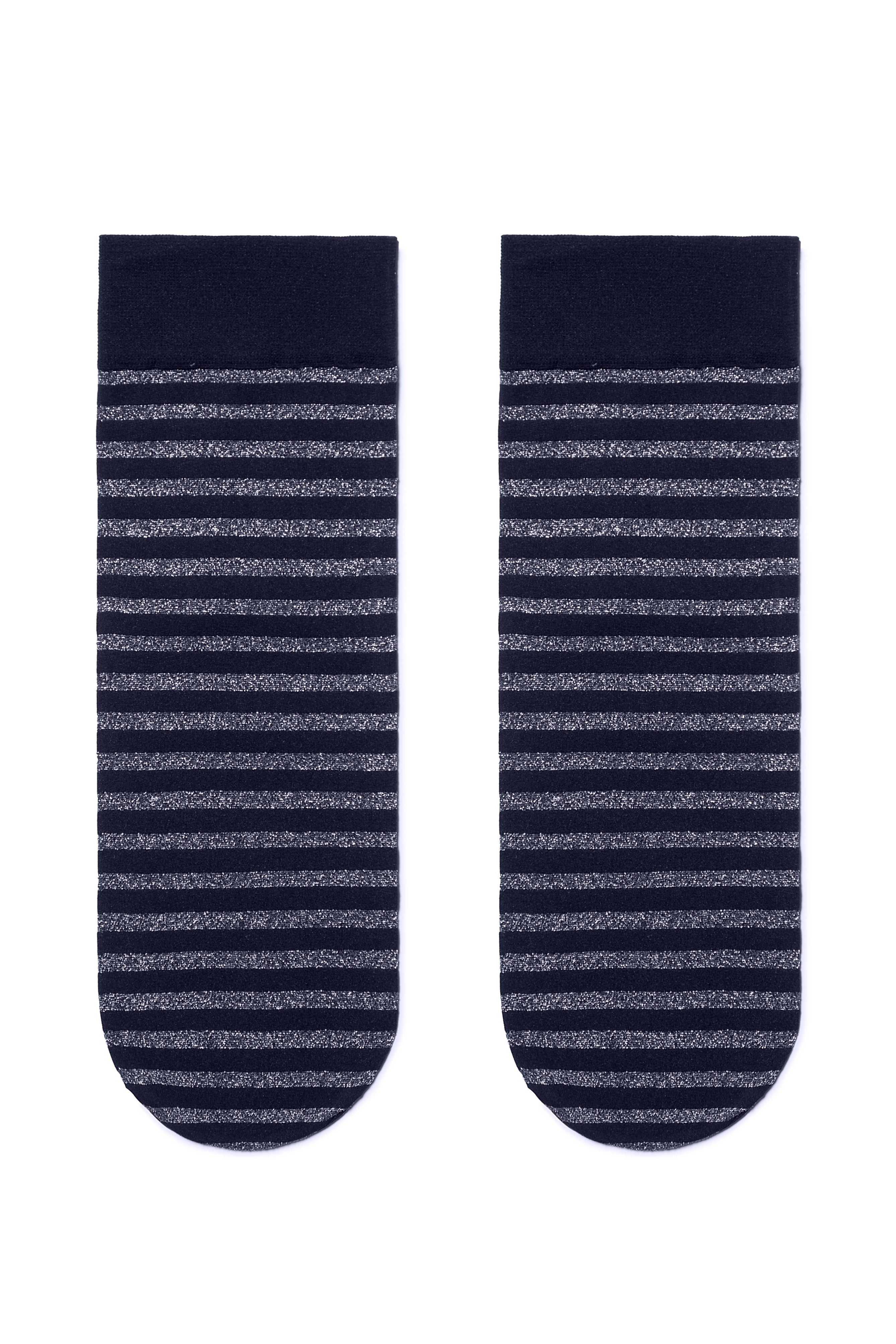 Socks Conte Fantasy - Shimmering Stripe