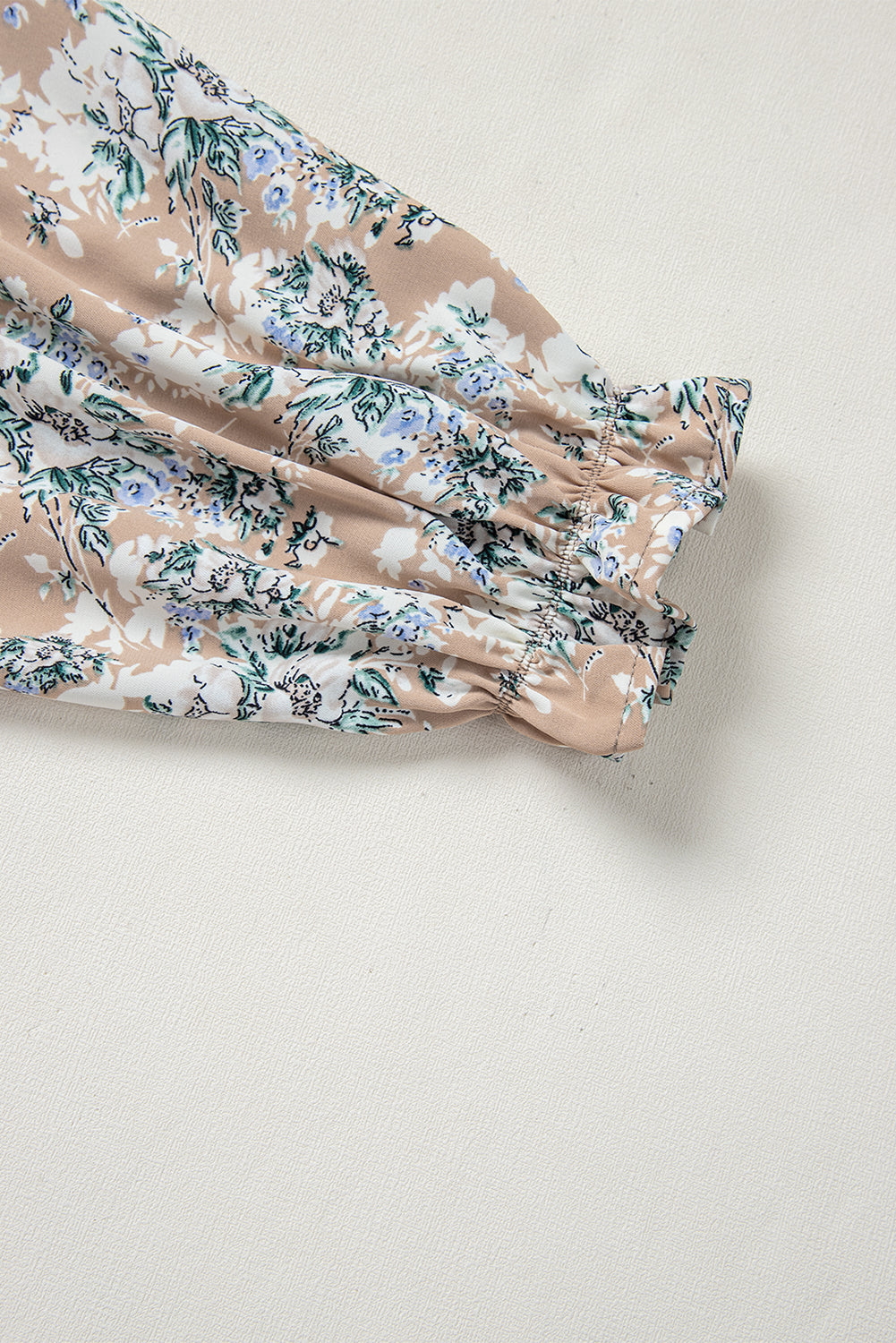 Floral Smocked Puff Sleeve Maxi Dress