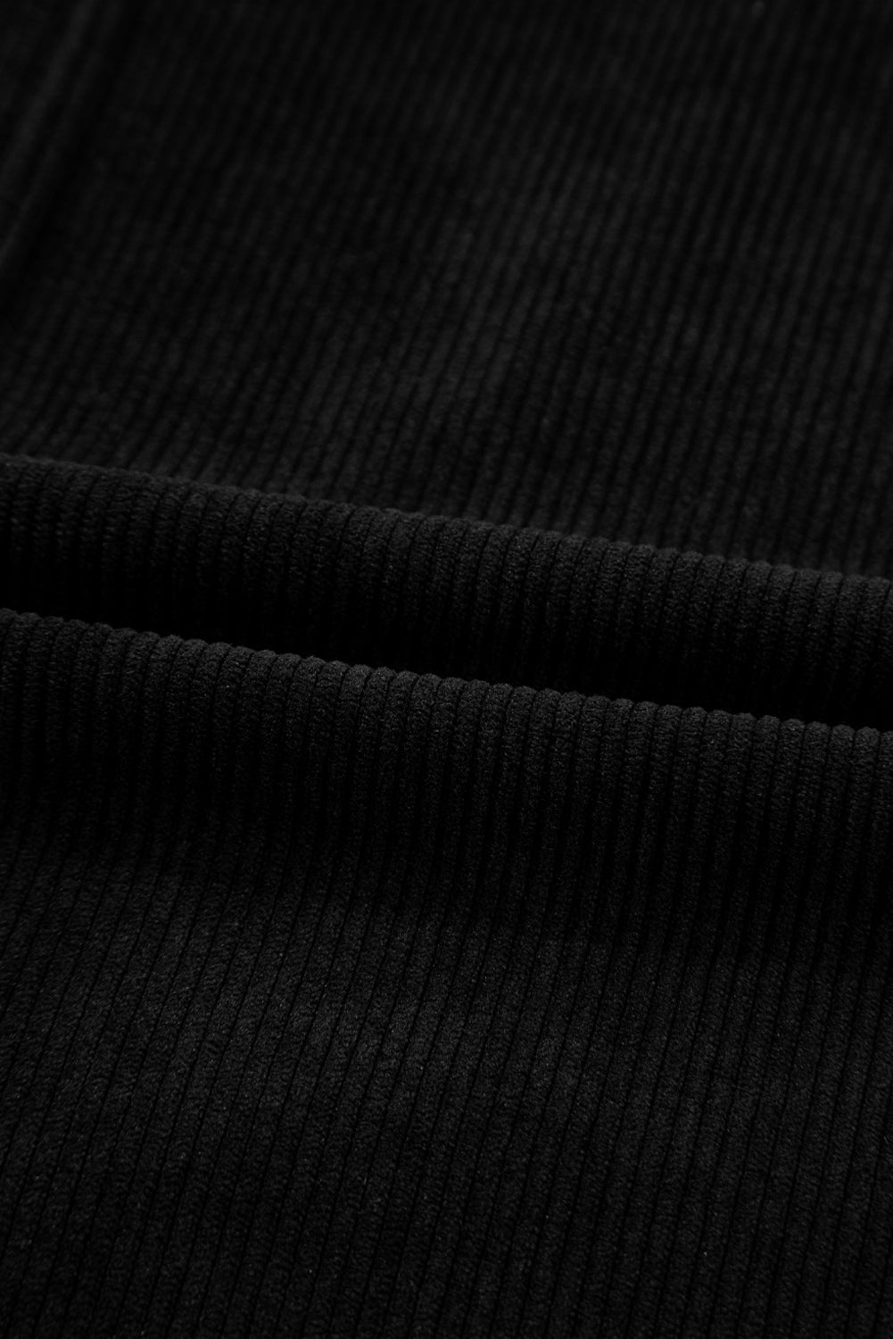 Solid Corduroy Sleeveless Pocketed Mini Dress