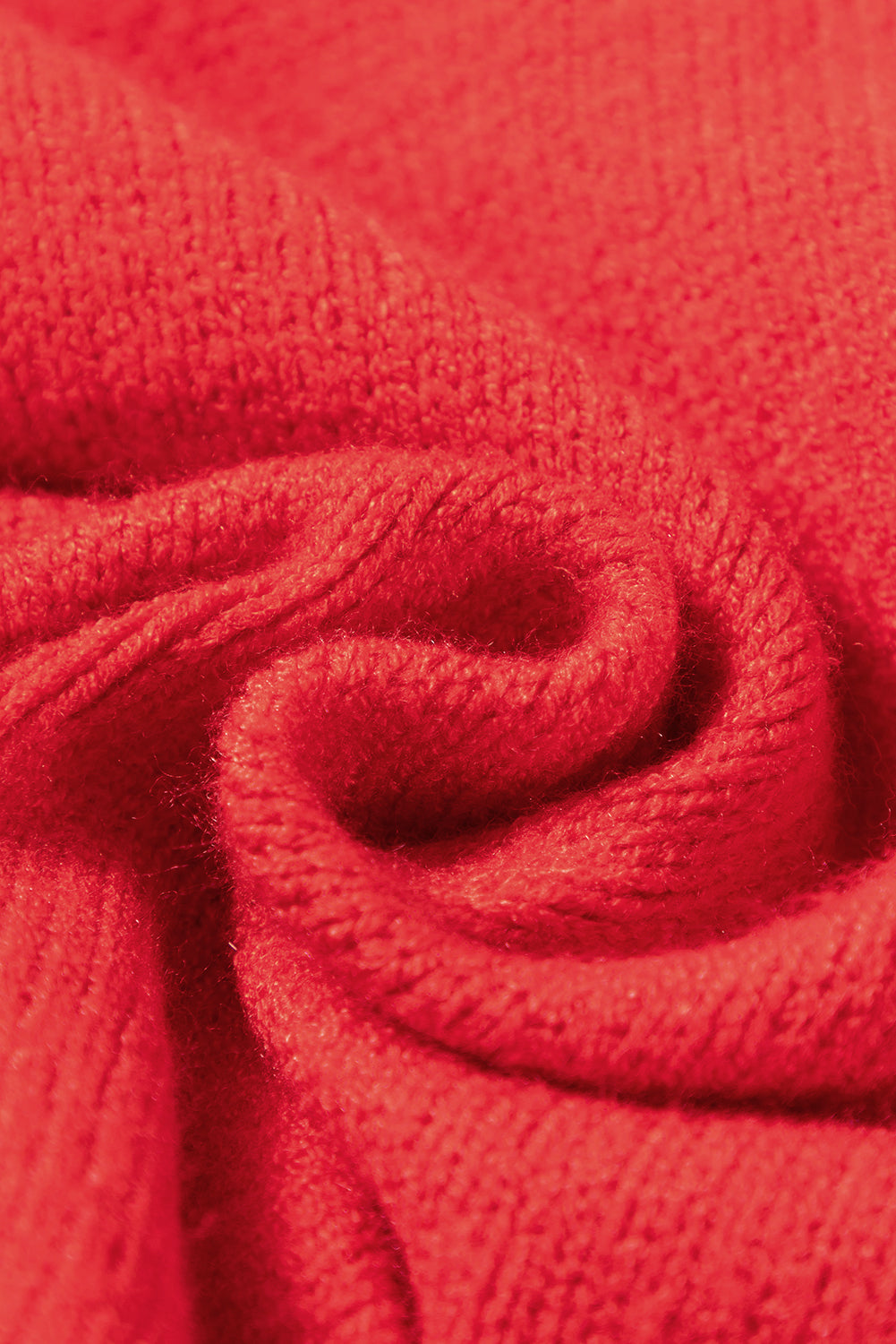 Plus Size Christmas Merry Embroidered Dotted Sweater