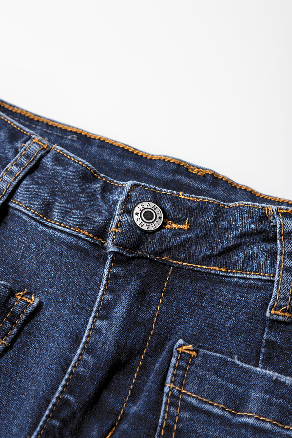 Denim Patch Pocket Shift Jeans