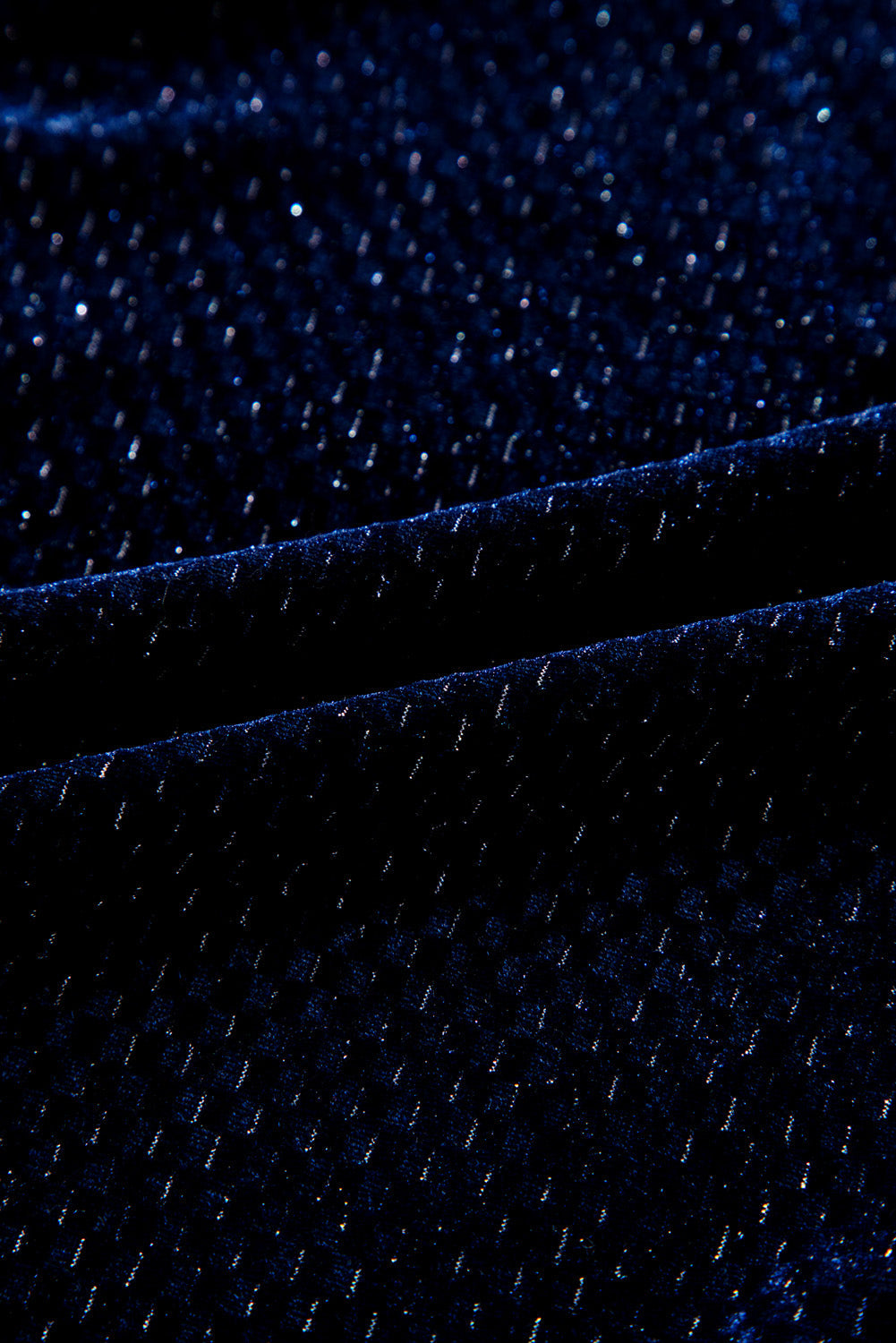 Plus Size Textured Velvet Buttoned Tiered Dress