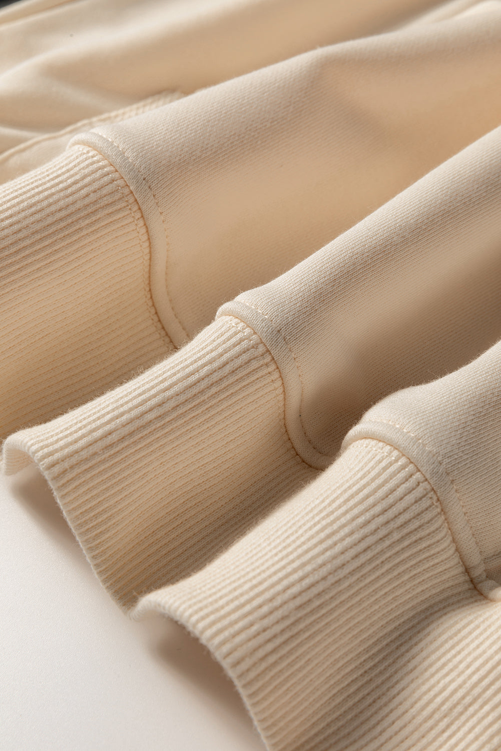 Checker Patchwork Kangaroo Pocket Half-Zip Hoodie