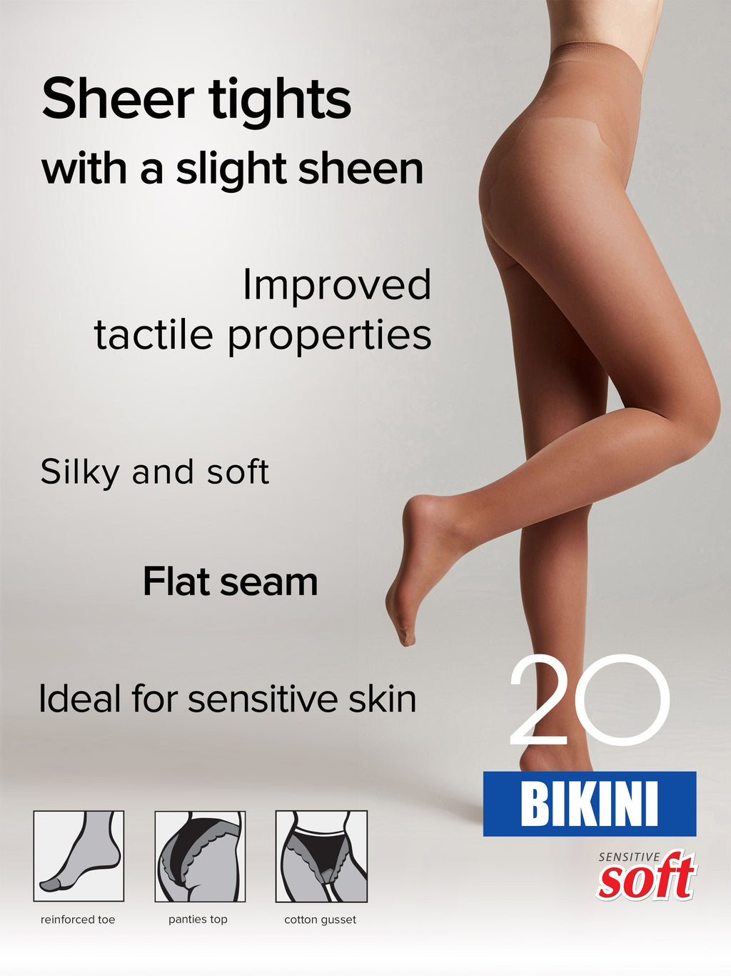 Tights Conte Bikini 20 Den - Ajour Top