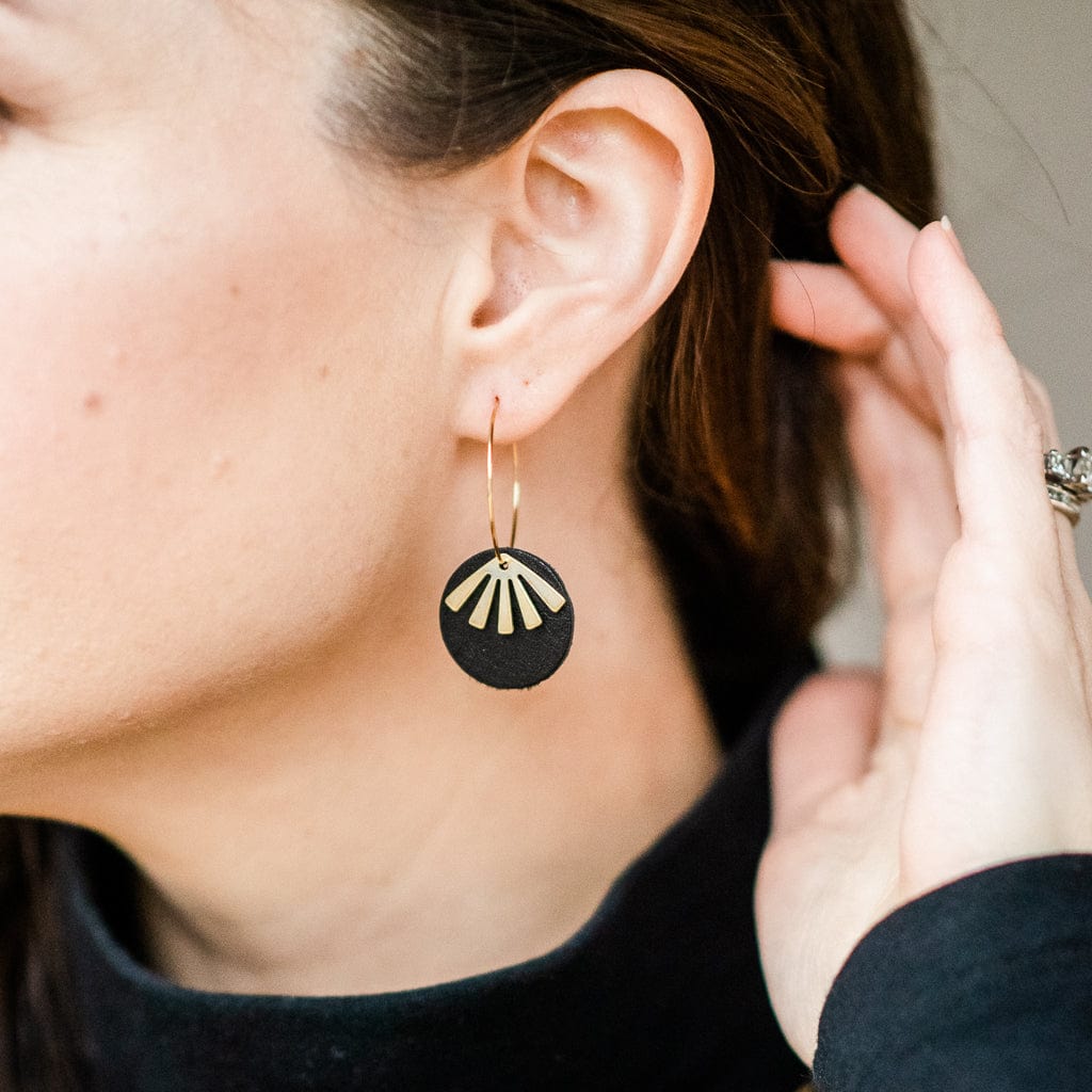 Black Oakleigh Earrings