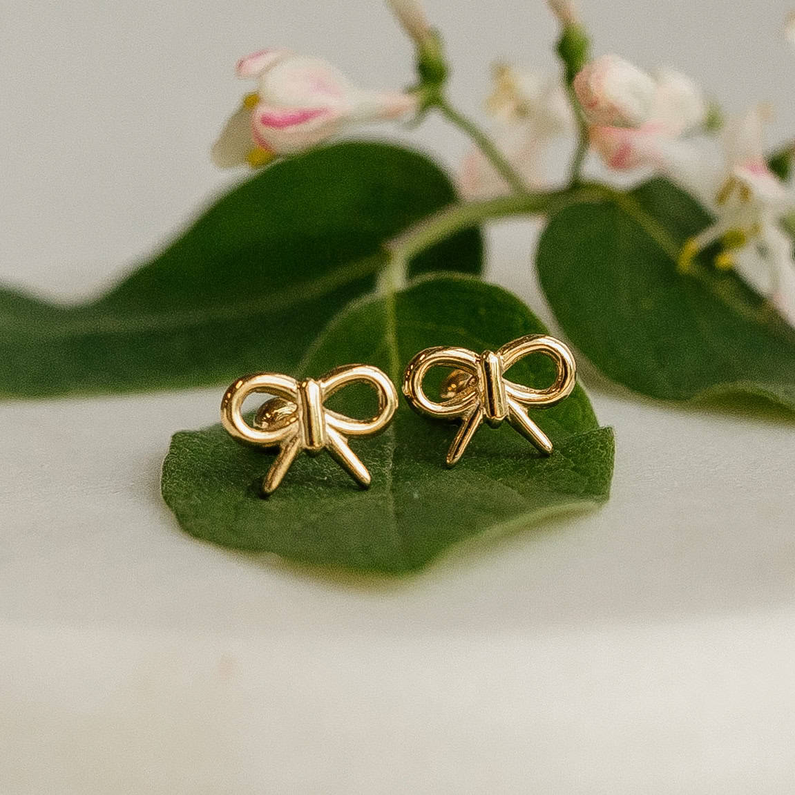 Bowtie Screw Back Earrings