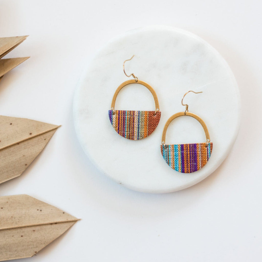Burnt Sugar Jo Earrings