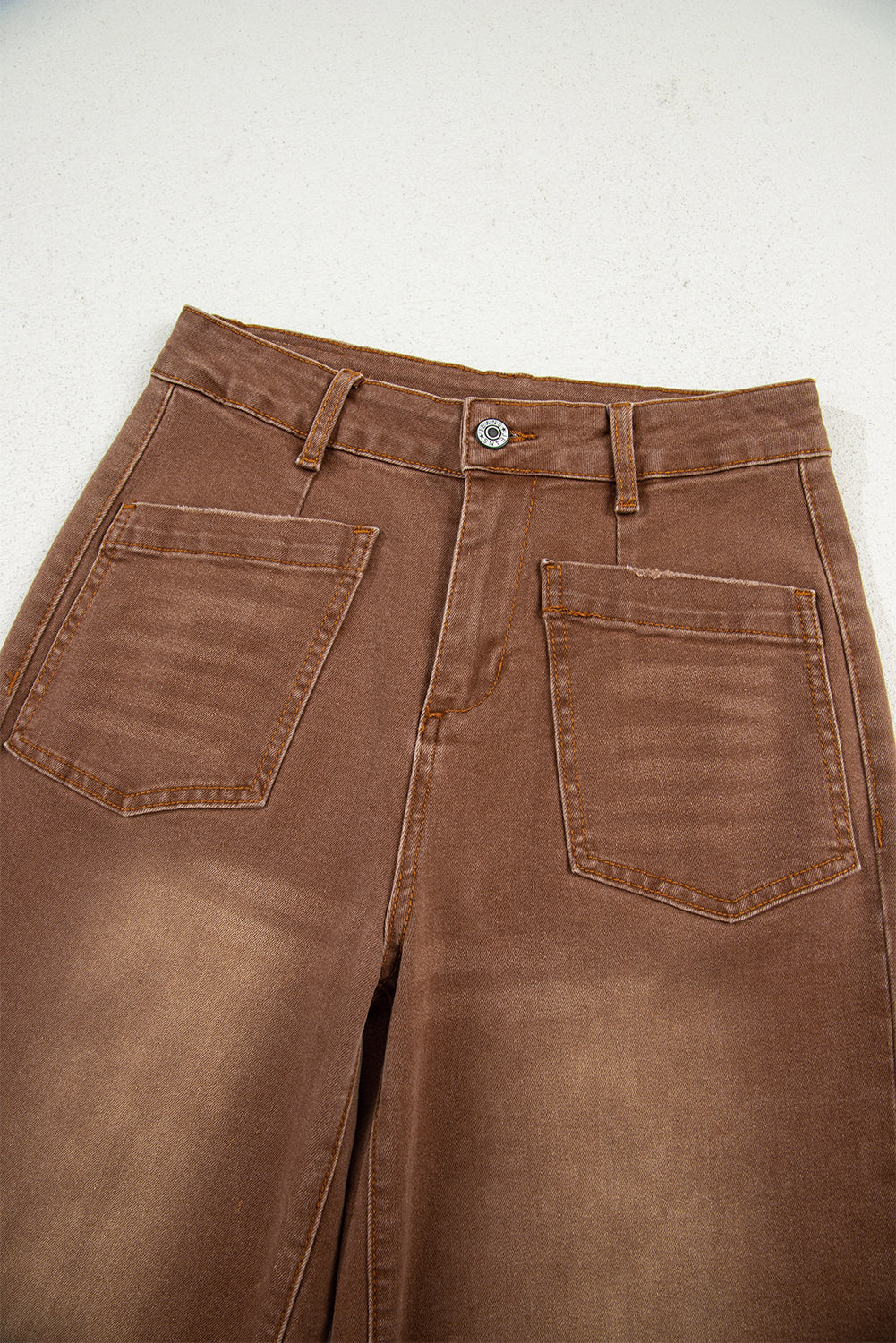 Denim Patch Pocket Shift Jeans