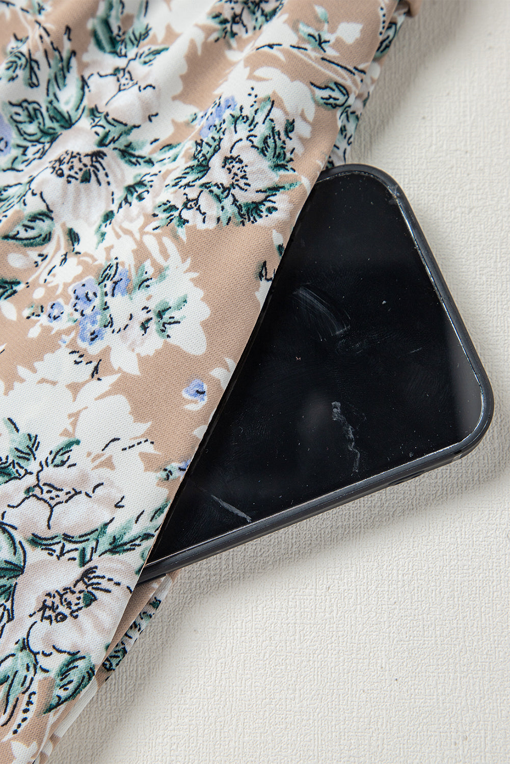 Floral Smocked Puff Sleeve Maxi Dress