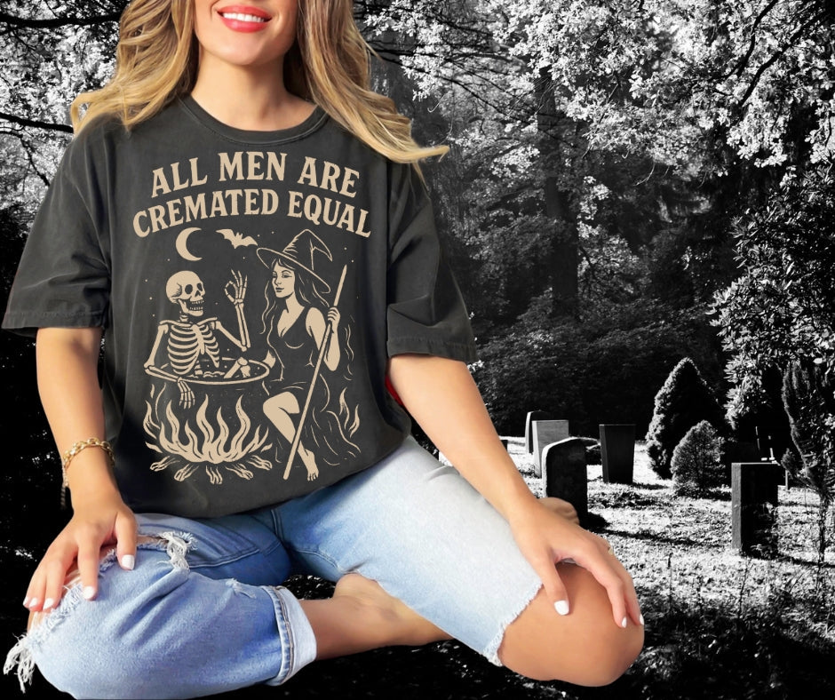 Men Cremated Equal - Vintage Vibes tee or sweatshirt