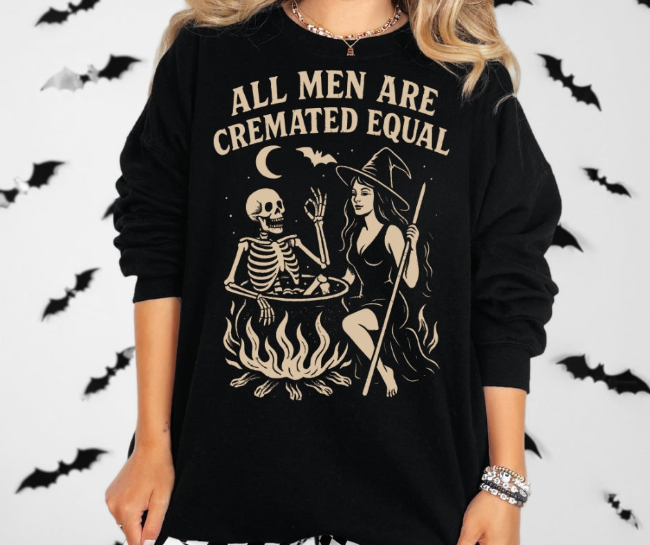Men Cremated Equal - Vintage Vibes tee or sweatshirt