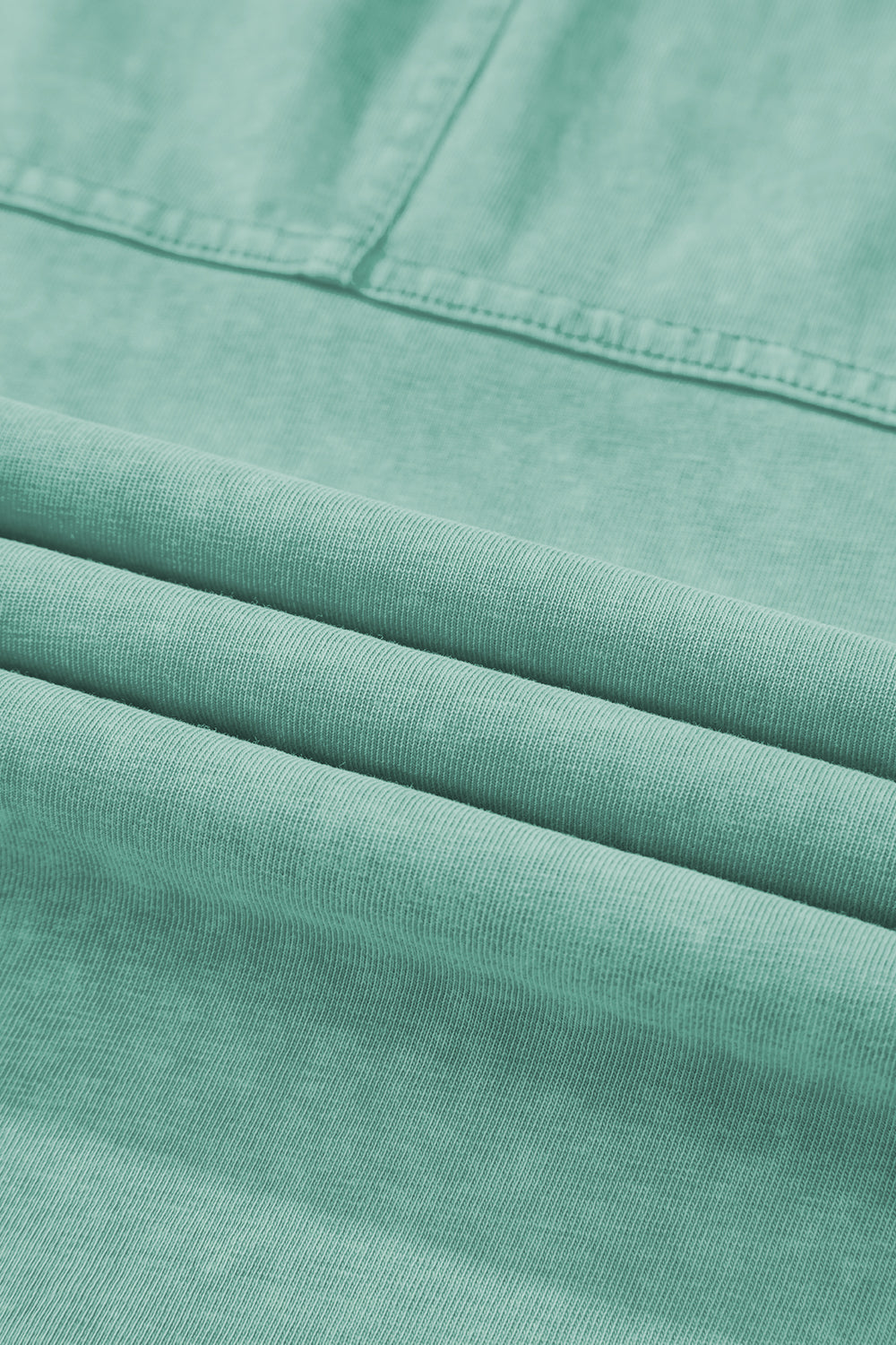 Mineral Wash Reverse Seam Drawstring Elastic Waist Pants