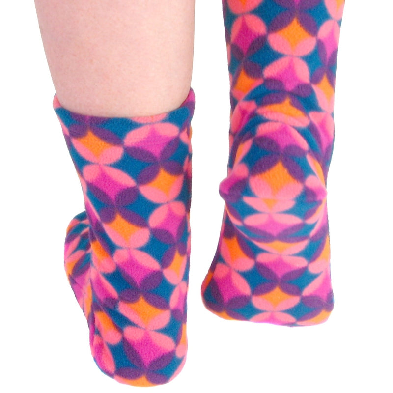 Polar Feet Fleece Tabi Socks - Art Deco