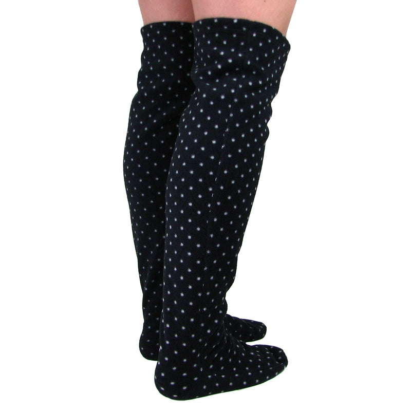 Over The Knee Fleece Socks - Domino