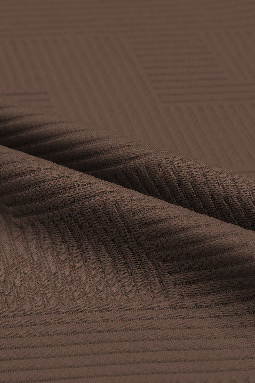 Solid Textured T-Shirt and Drawstring Pants Set