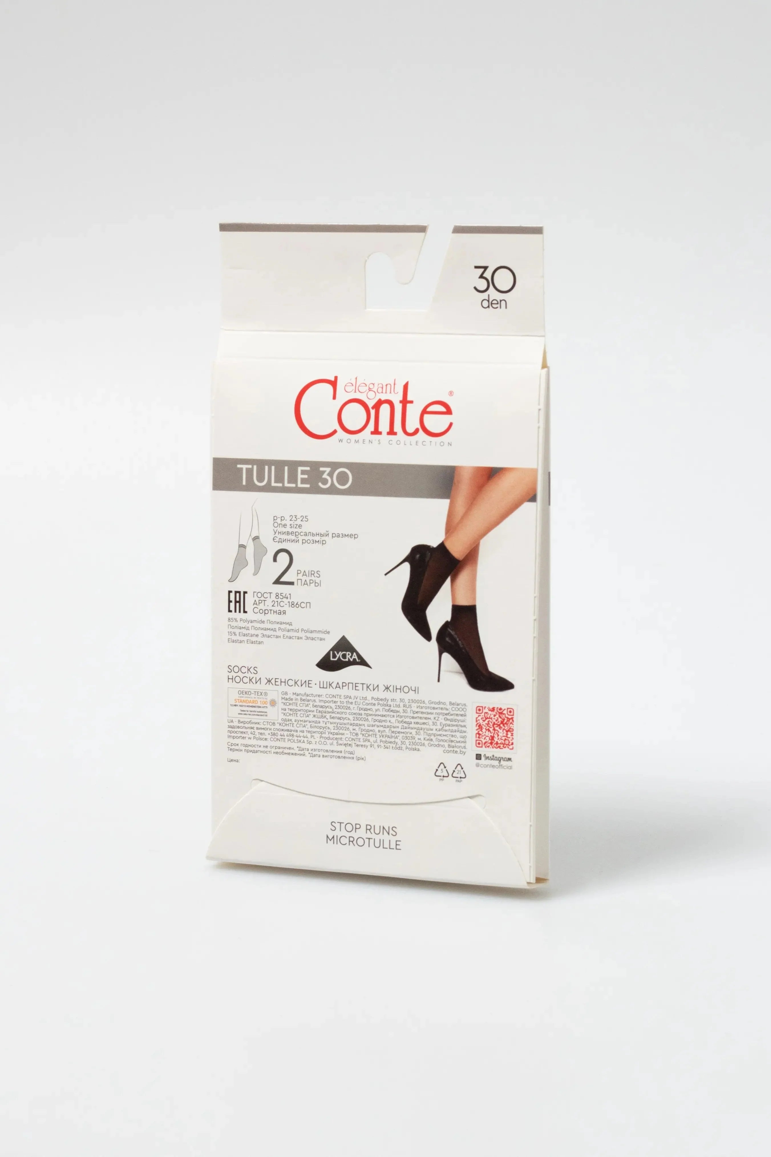 Socks Conte Tulle 30 Den (2 pairs)