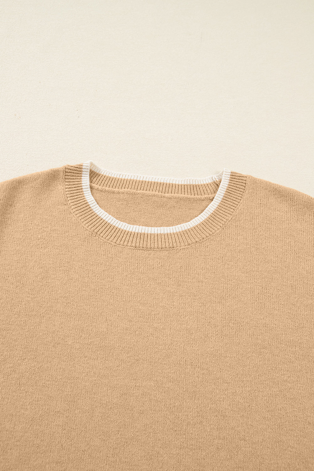 Plus Size Leopard Bow Split Cuff Sweater