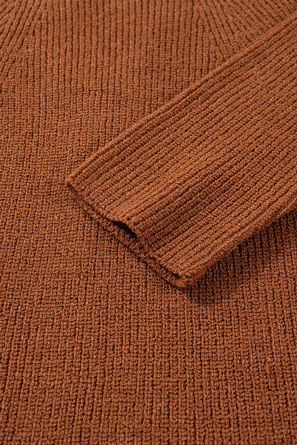 Contrast Trim Buttoned V-Neck Cropped Cardigan