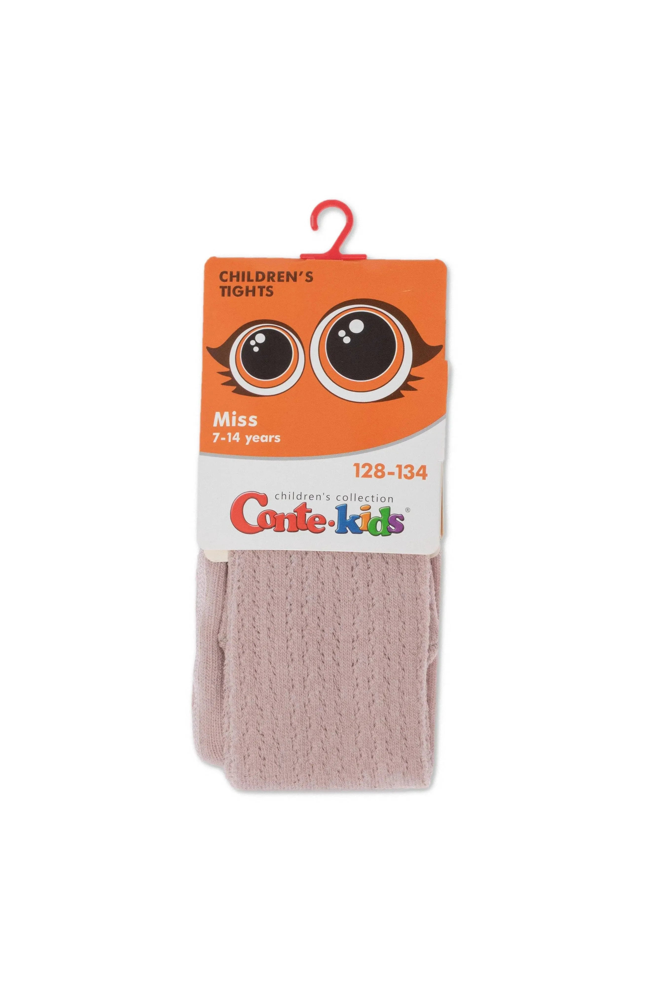 Conte-Kids Cotton Tights Miss 618 - Mesh Pattern