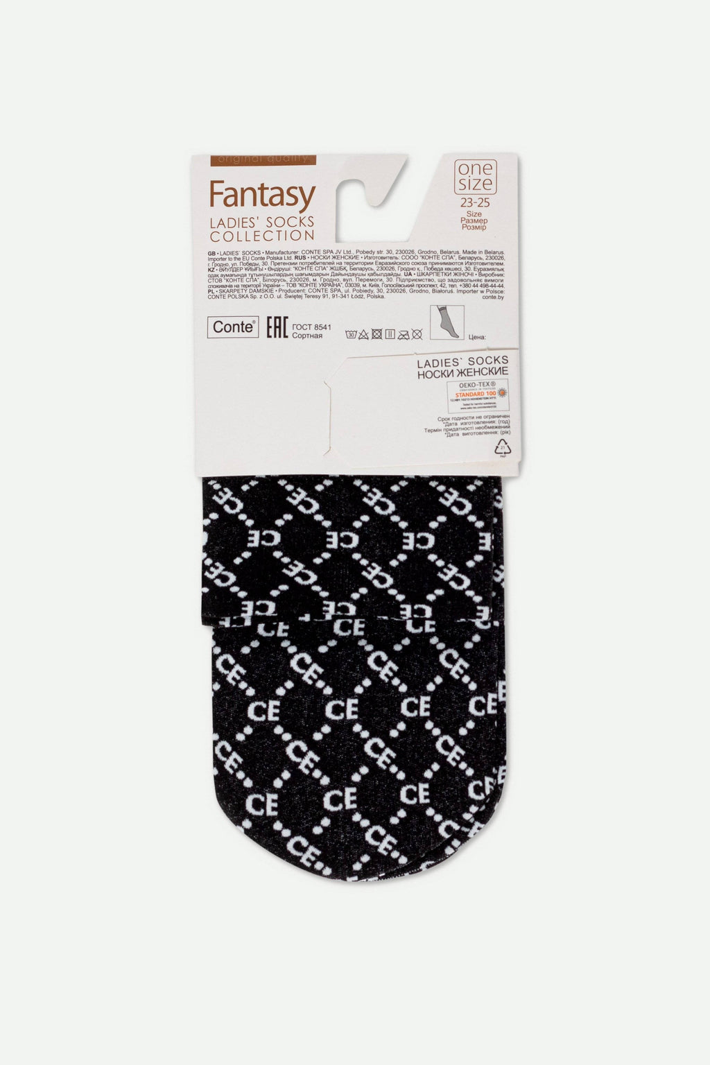 Socks Conte Fantasy - Diamond Pattern
