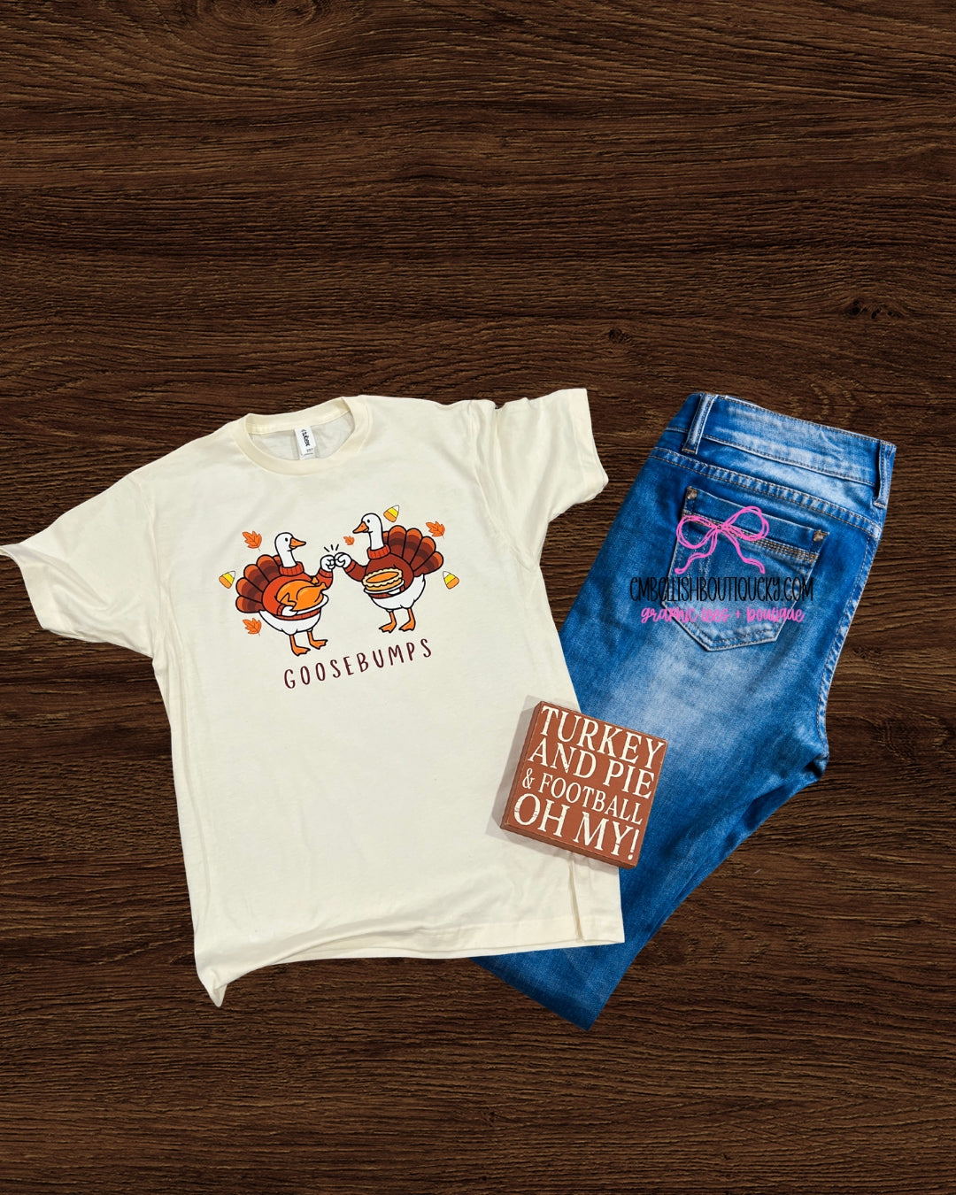 Goosebumps Thanksgiving Goose - tee or sweatshirt