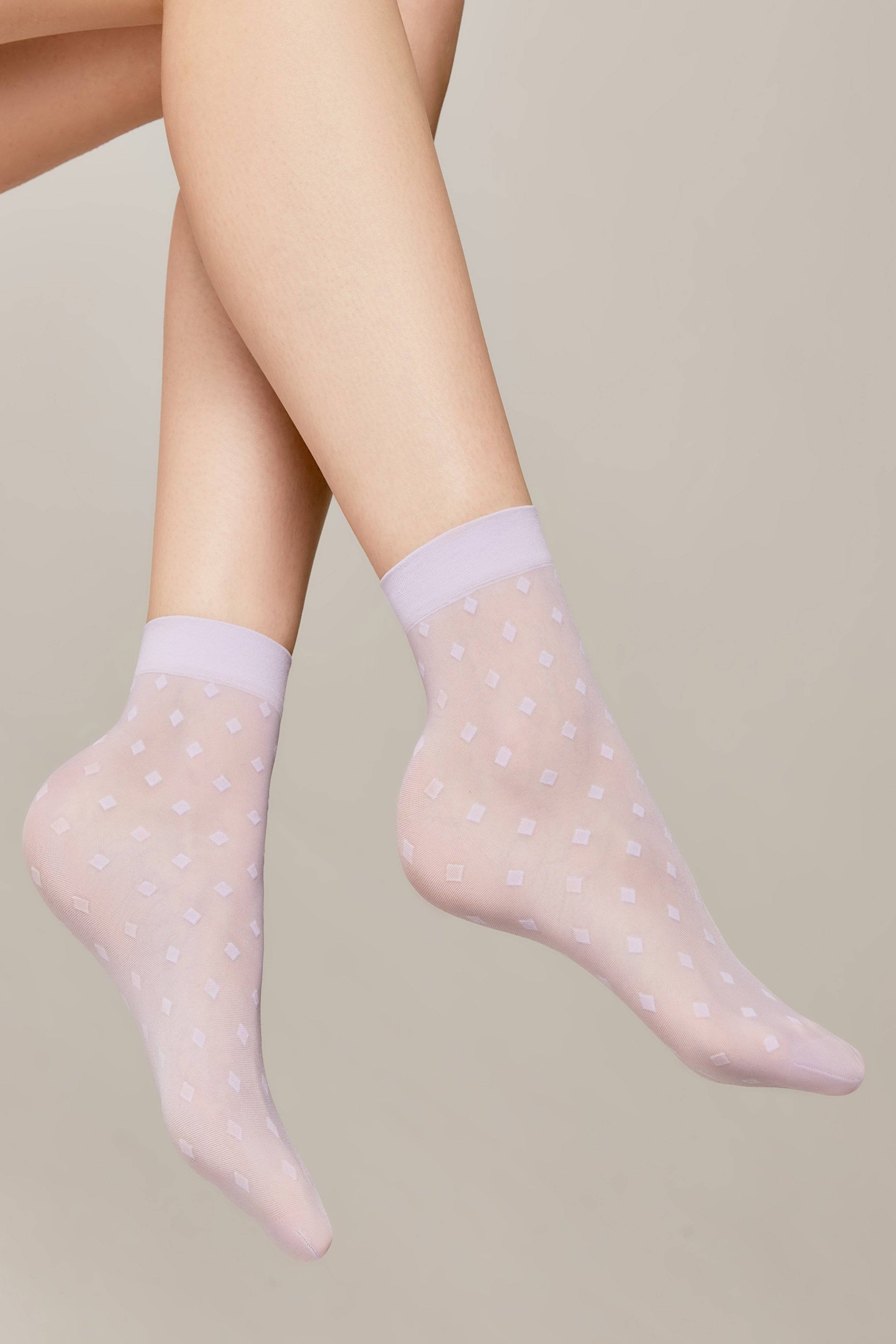 Socks Conte Fantasy - Small Diamond Pattern