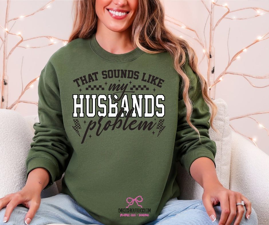 Sounds like my husbands problem - tee or sweatshirt