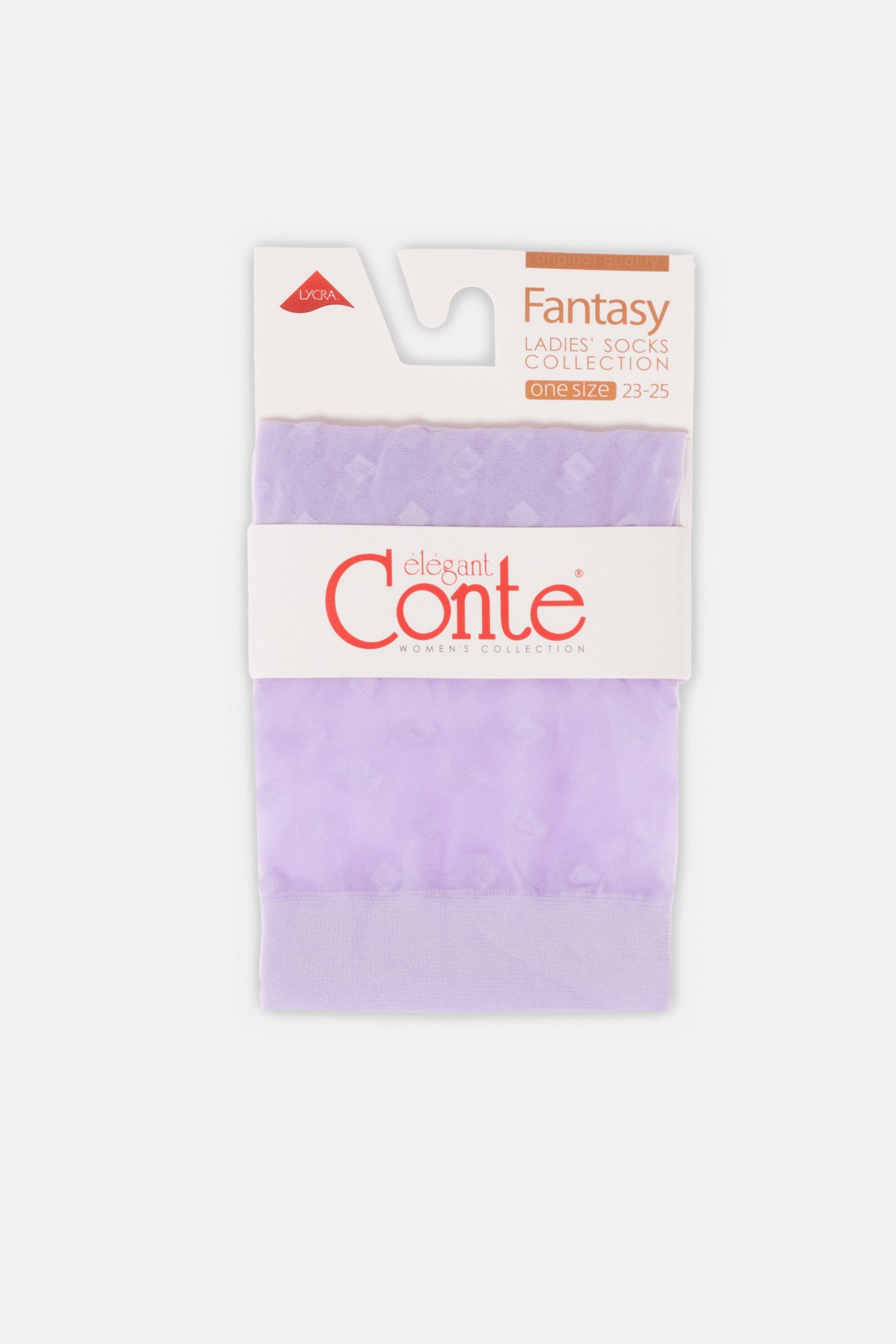 Socks Conte Fantasy - Small Diamond Pattern