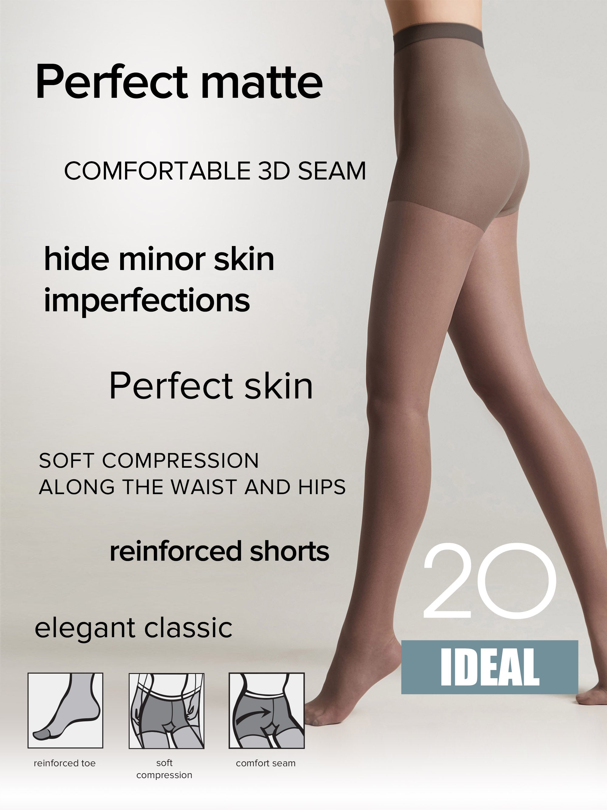 Tights Conte Ideal 20 Den - Ultimate Matt