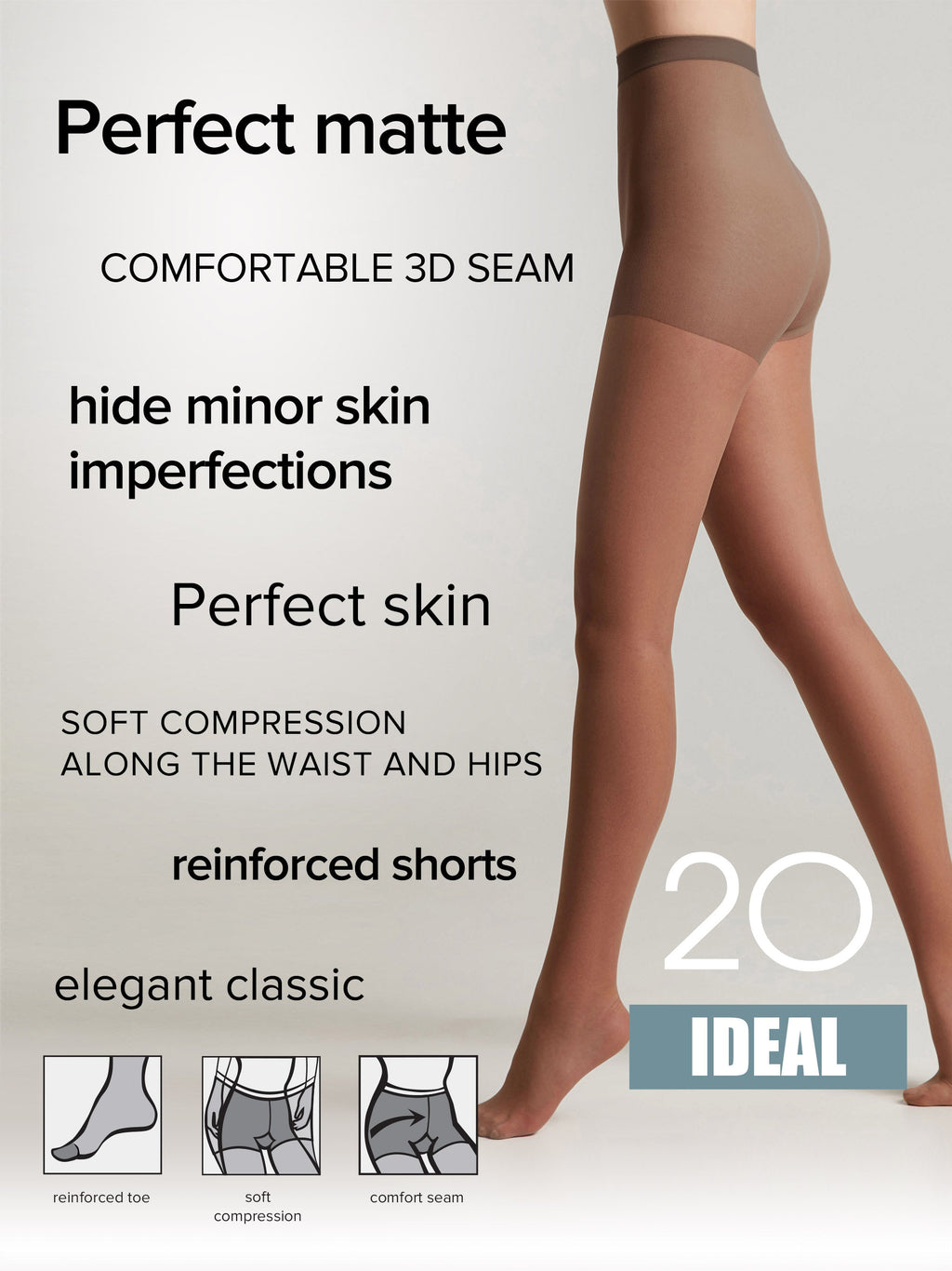 Tights Conte Ideal 20 Den - Ultimate Matt