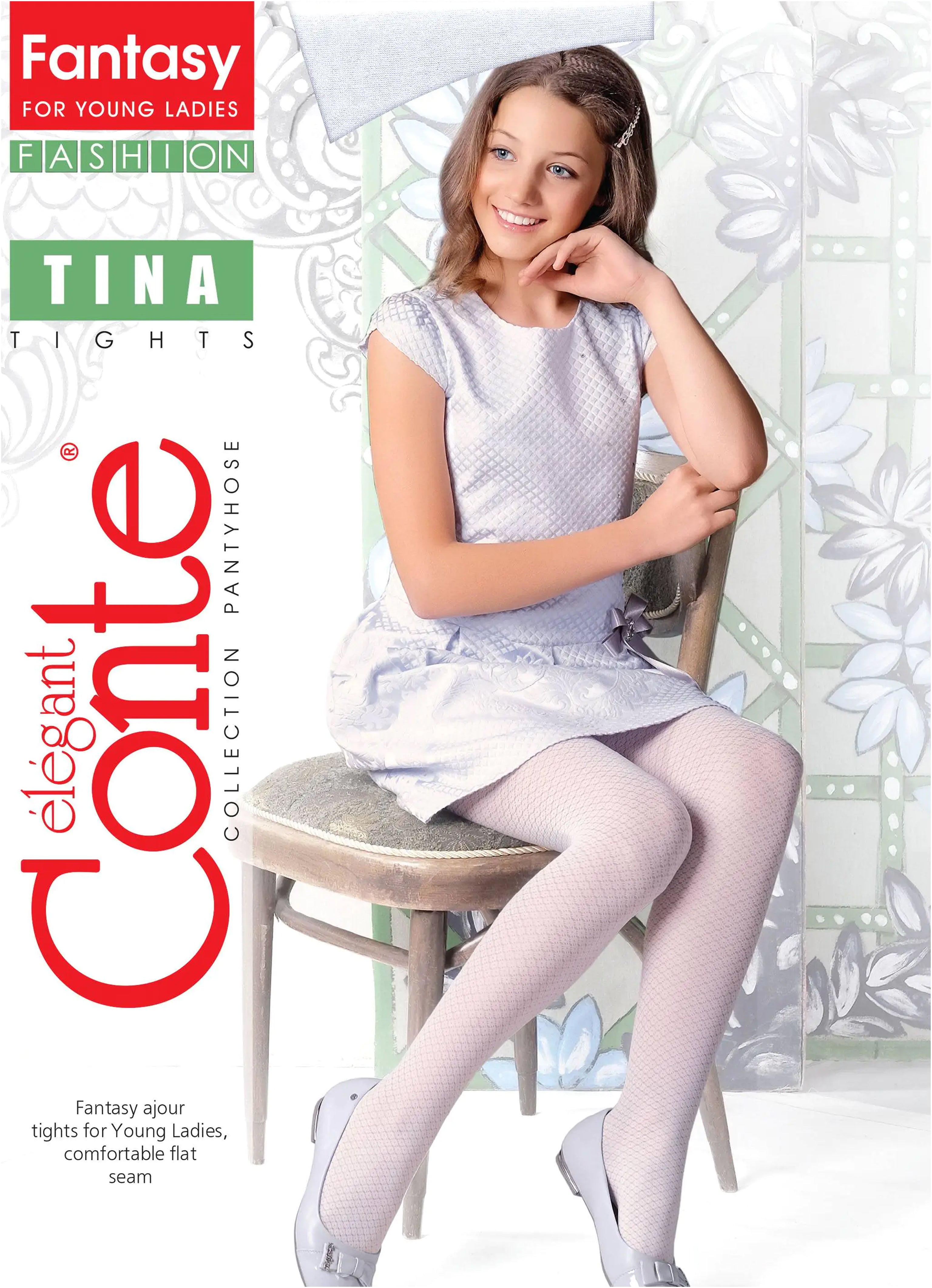 Conte Tights for girls - Tina 40 Den