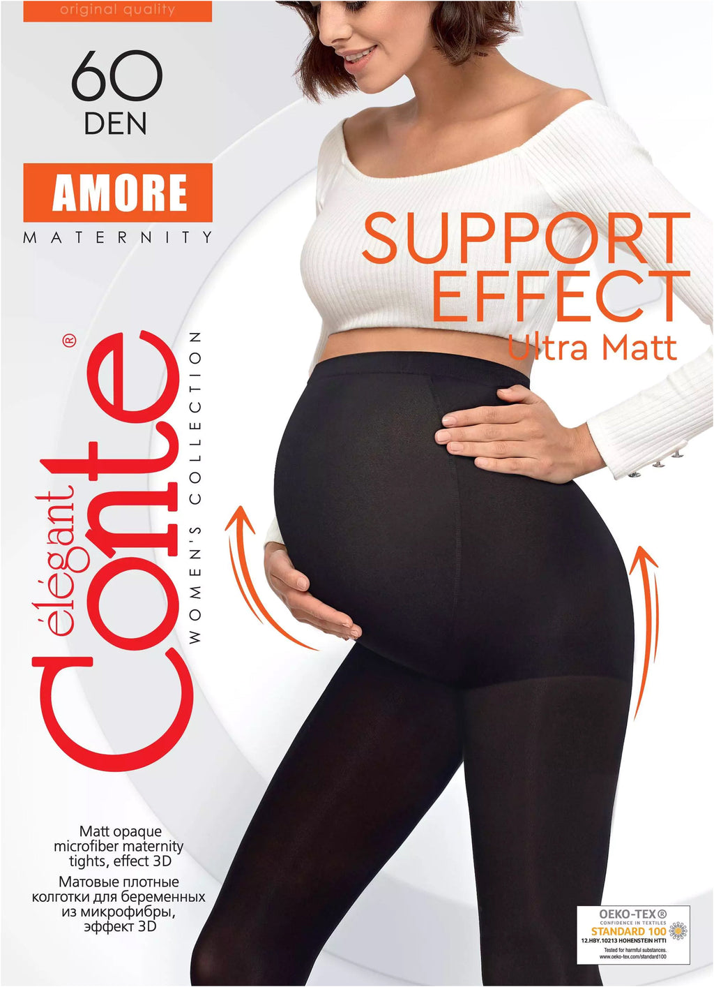 Maternity Tights Conte Amore 60 Den Support Effect Microfiber