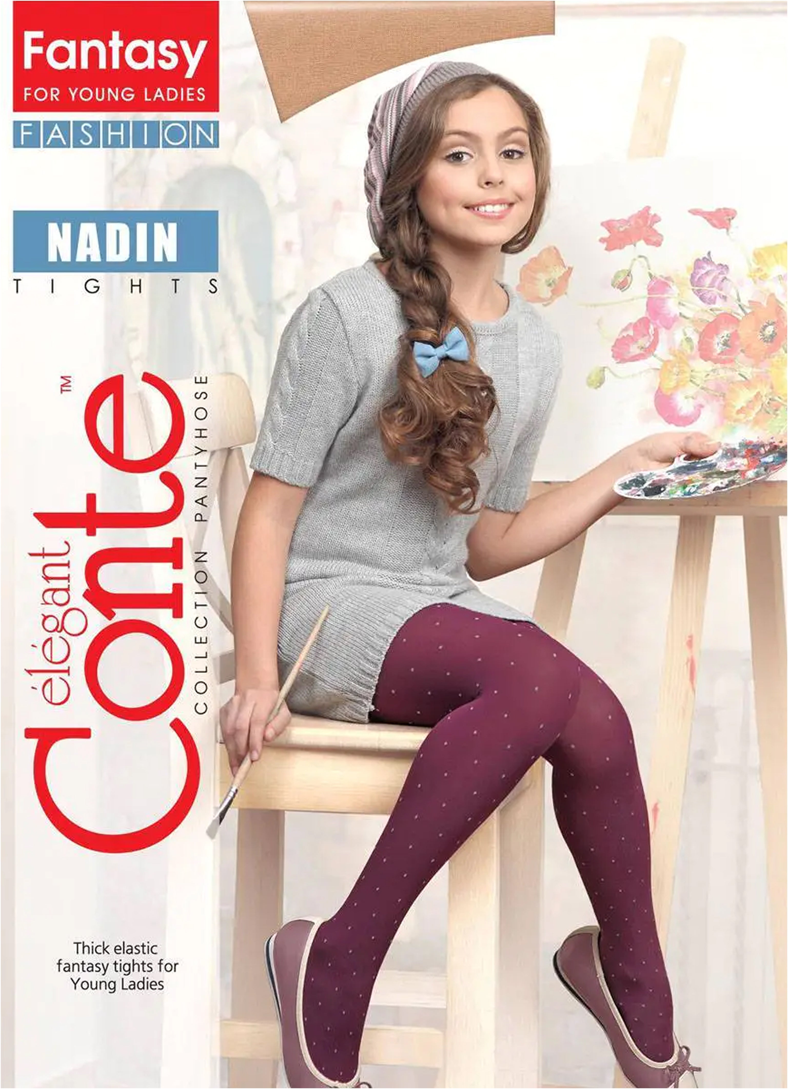 Conte Tights for girls - Nadin 50 Den