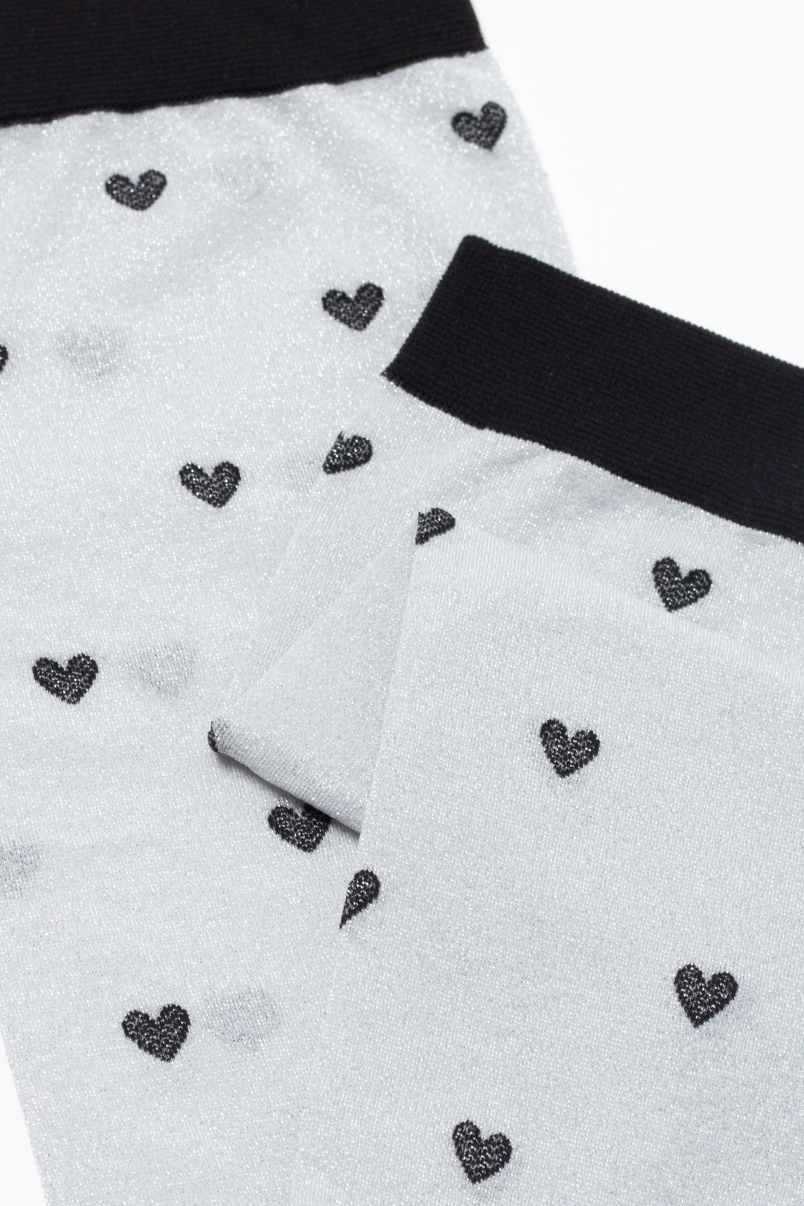 Shimmering Socks Conte Fantasy - "Hearts" Designs