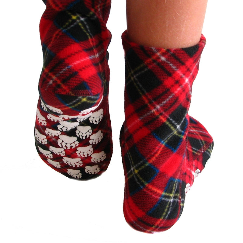 Kids' Nonskid Fleece Socks - Highlander