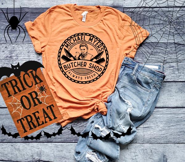Short Sleeve Fall or Halloween Mystery Tee