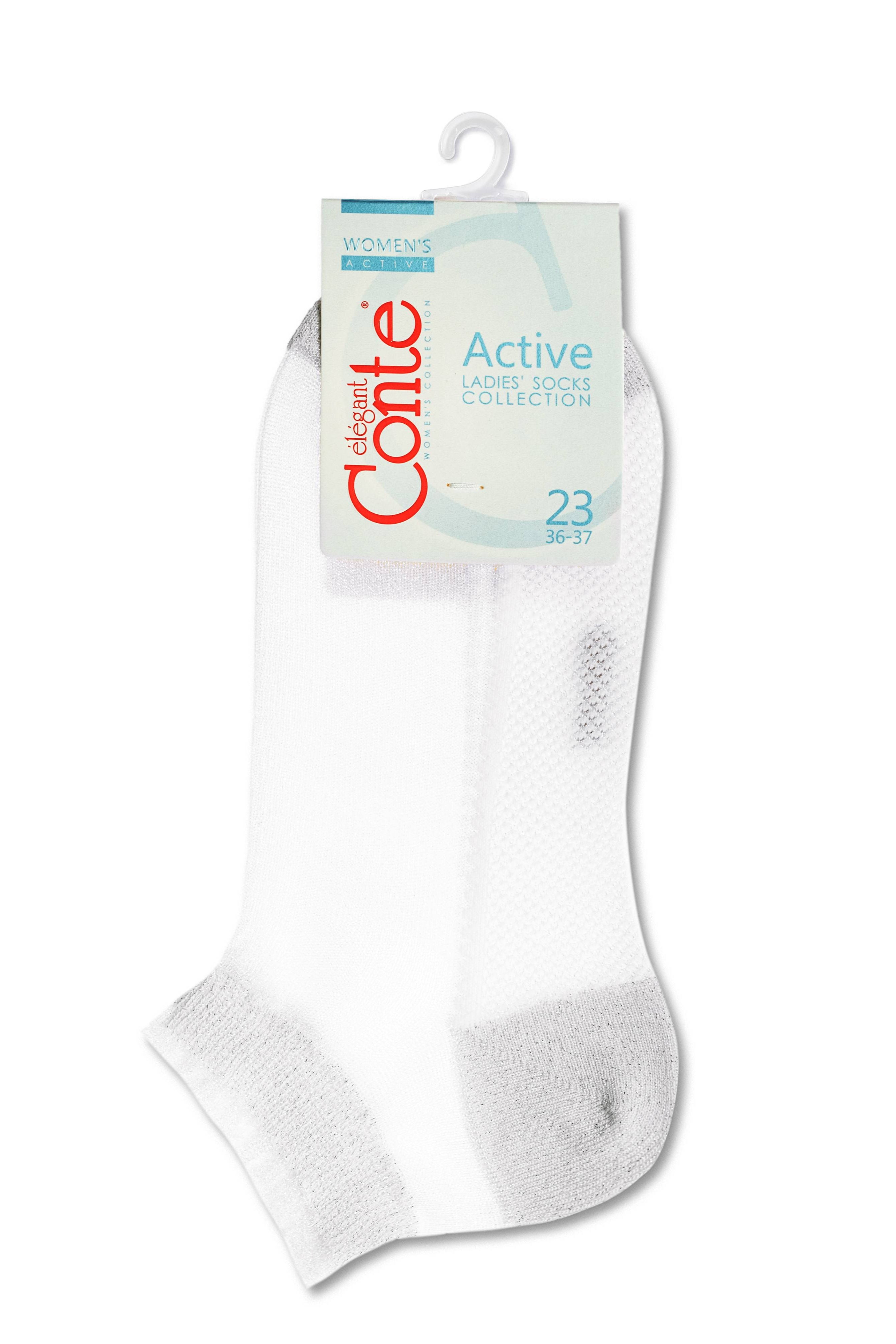 Ankle Socks Conte Active - 229 Transparent with Lurex