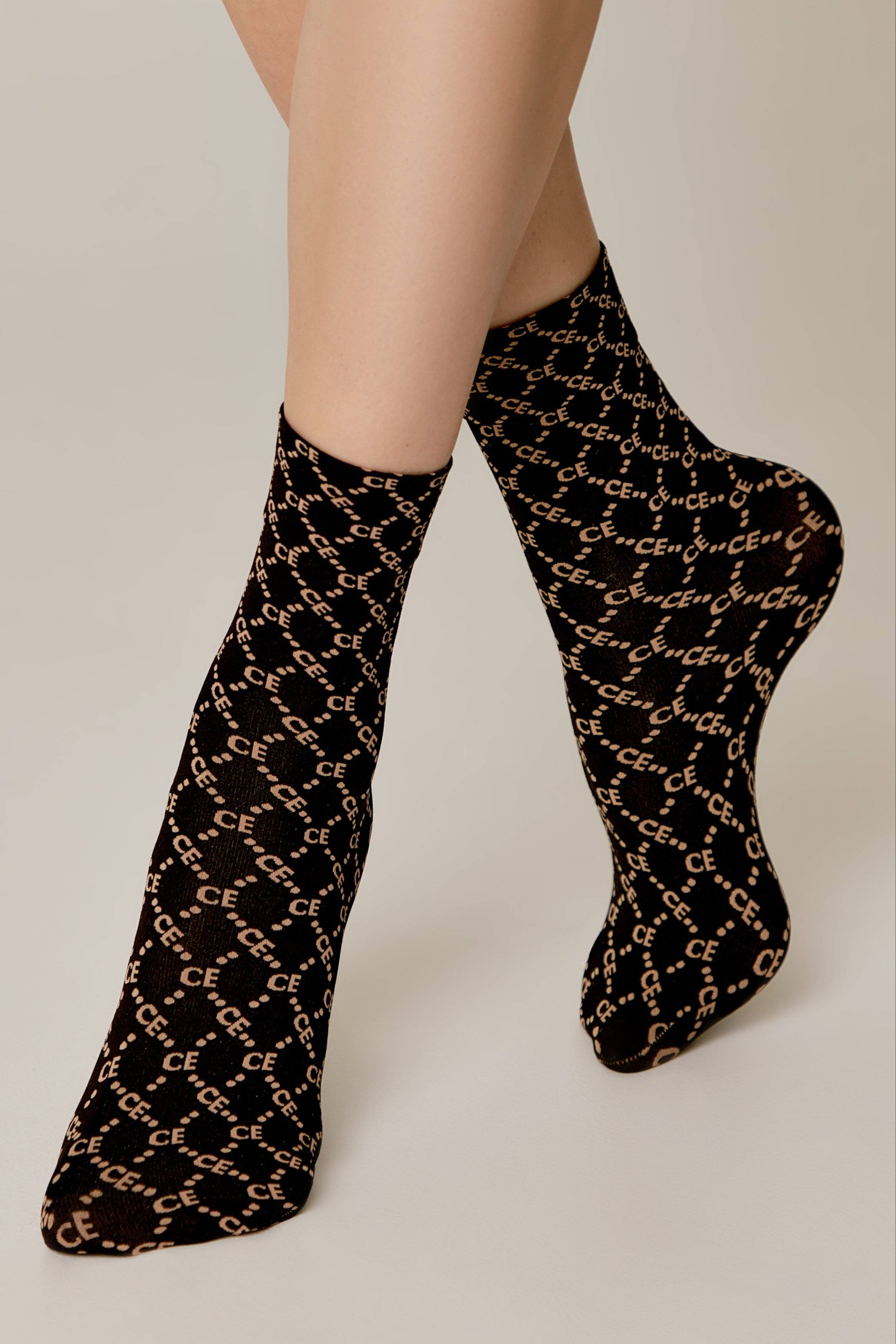 Socks Conte Fantasy - Diamond Pattern